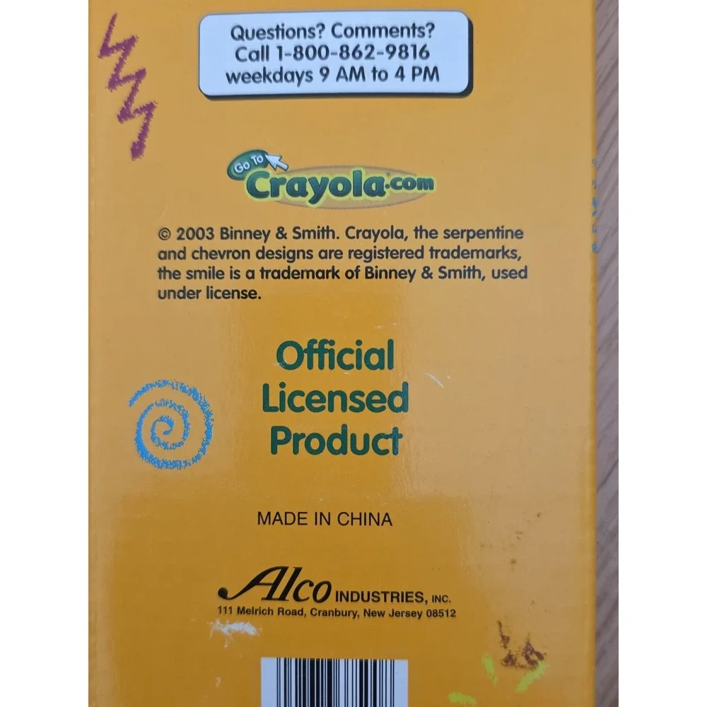 Crayola 3-tier Picture Frame (Binney & Smith, 2003) Blue - RARE